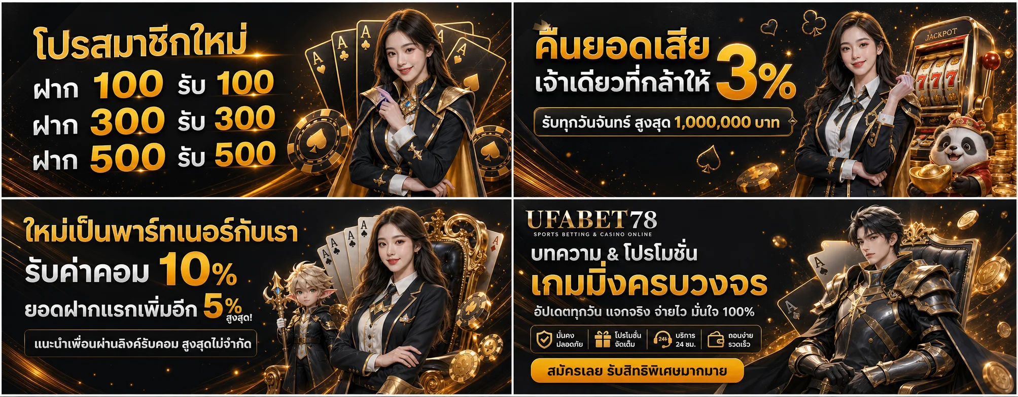UFABET78 เว็บตรง โปรโมชั่นและเกมออนไลน์โทนดำทอง